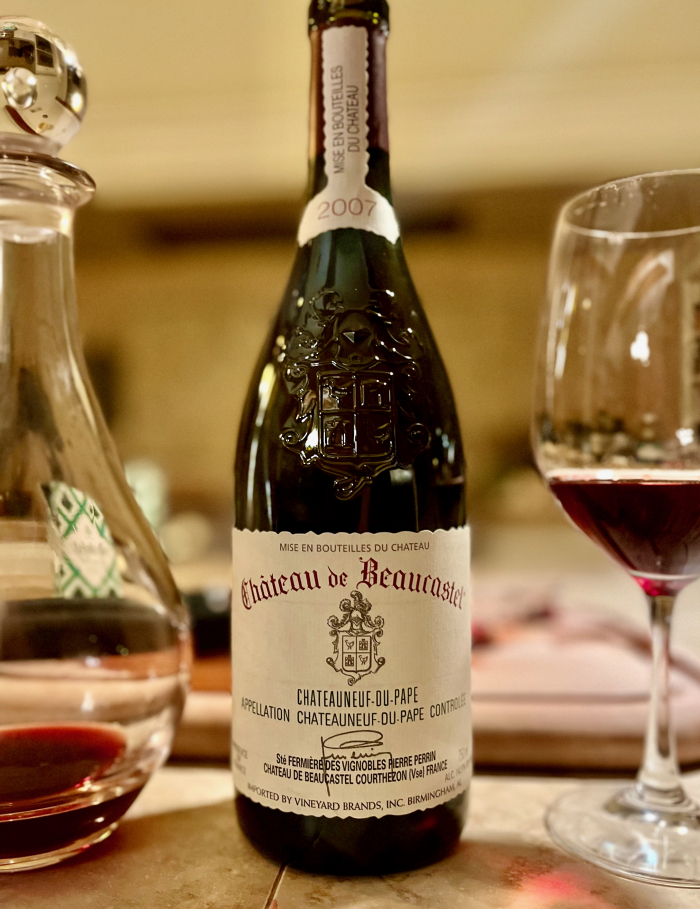 2007 Beaucastel Bottle