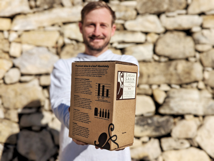 New boxed wine design