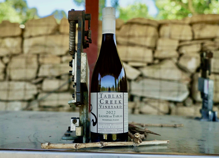 Lignee bottle next to grafter - landscape