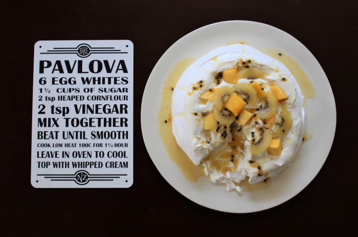 Pavlova Recipe Sign