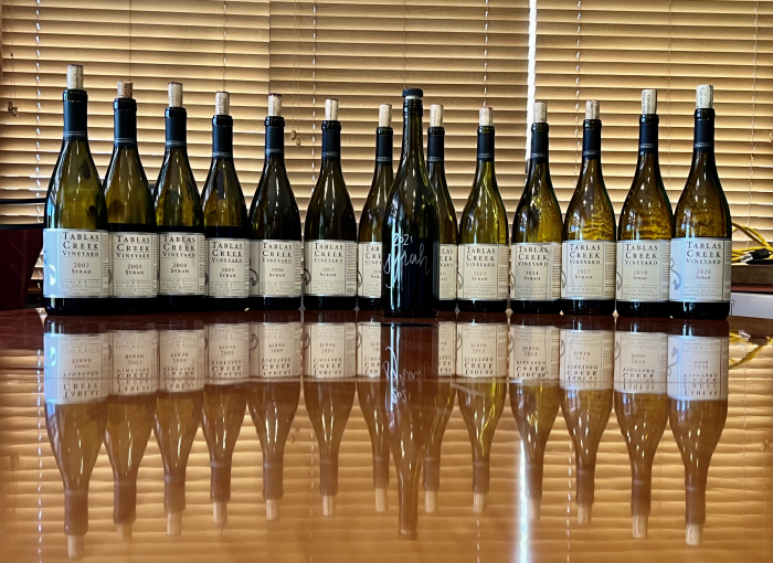 Syrah vertical tasting Jun 2022