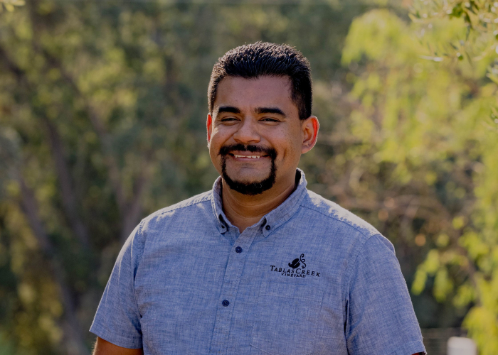 Eddie Garcia at Tablas Creek