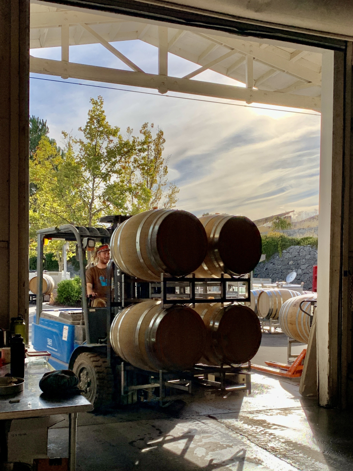 Austin Taking Barrels Back into the Cellar