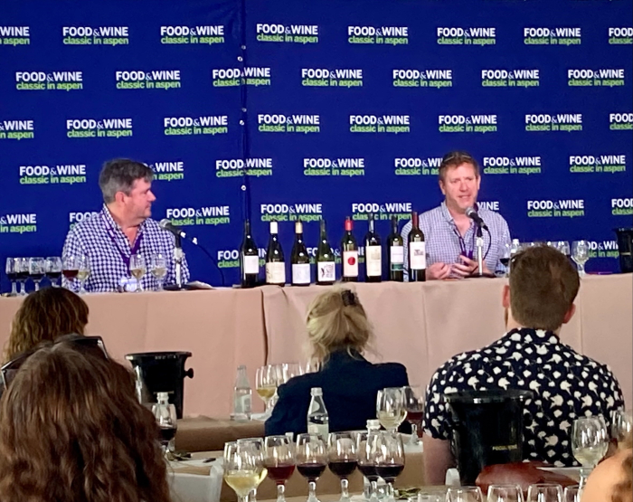 Jason Haas and Ray Isle at Aspen Food & Wine 2021