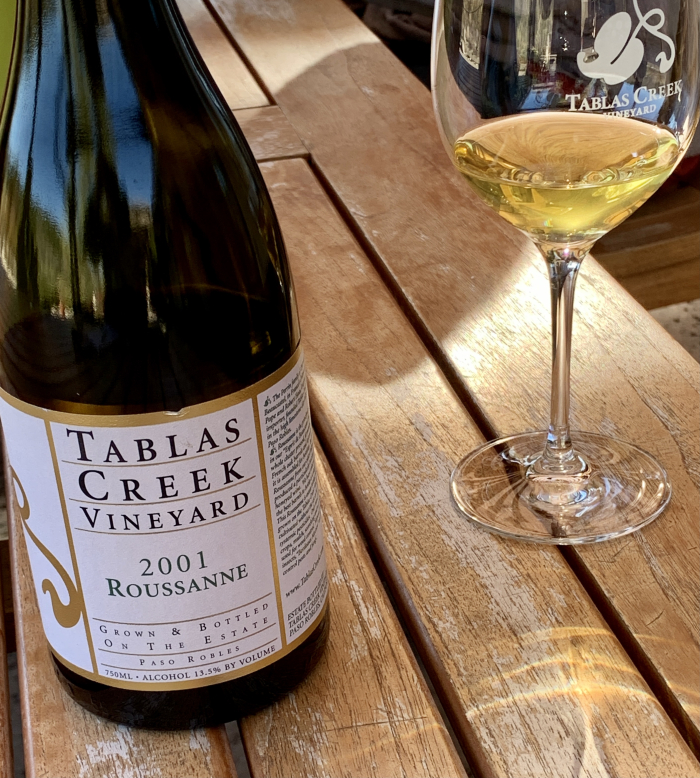 2001 Roussanne on Patio