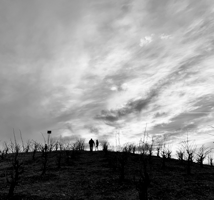 Meghan - Scruffy with J E and S B&W