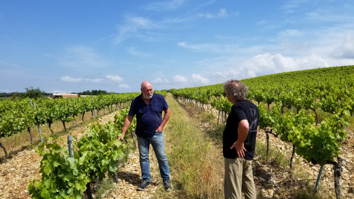 Claude and neil in Vinsobres