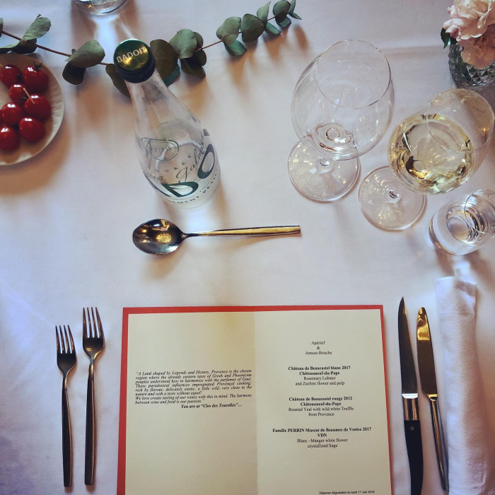 Clos des Tourelles Meal