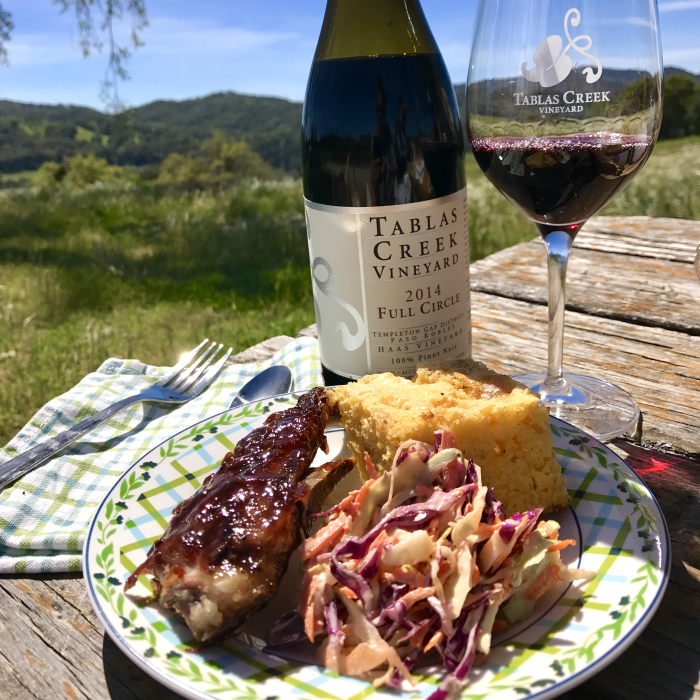 Ribs and Pinot