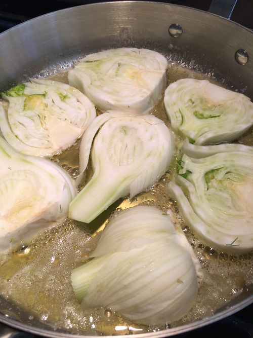 Fennel in Pan
