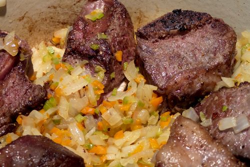 Meat and mirepoix 3