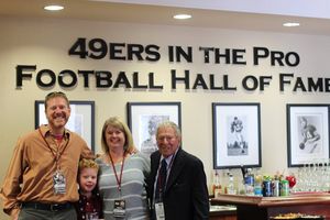 Family at 49ers Game 2013
