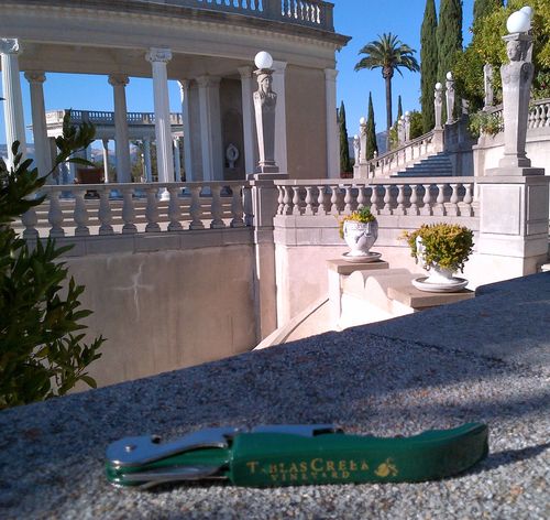 TCV corkscrew at Hearst Castle