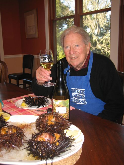 RZH with viognier and oursins