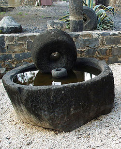 Roman_olive_press_by_David_Shankbone