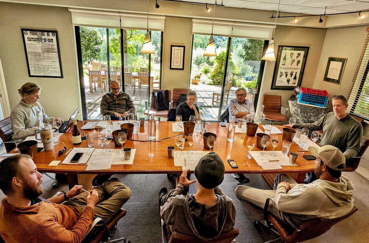 Blending the 2025 white wines: a vintage of lushness and lift produces a full lineup of varietal whites for the first time since 2021