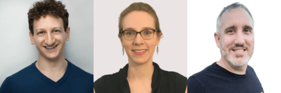 Headshots of Craig Fogel, Amanda Wernicke, and Jason Ruzicka.