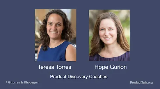 Head shots of Teresa Torres and Hope Gurion