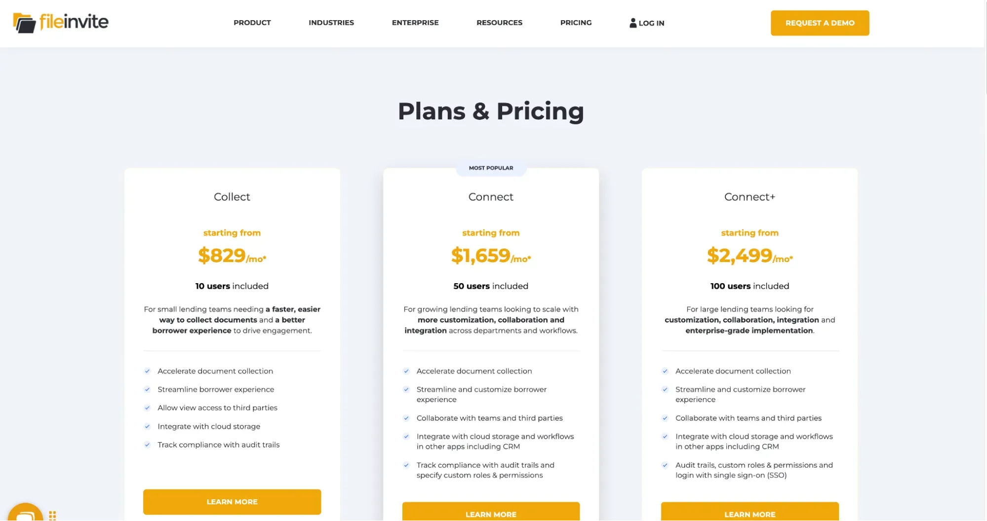 A screenshot of a pricing calculator.