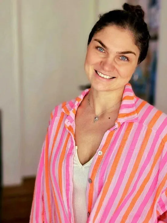 A head shot of Eva Spexard