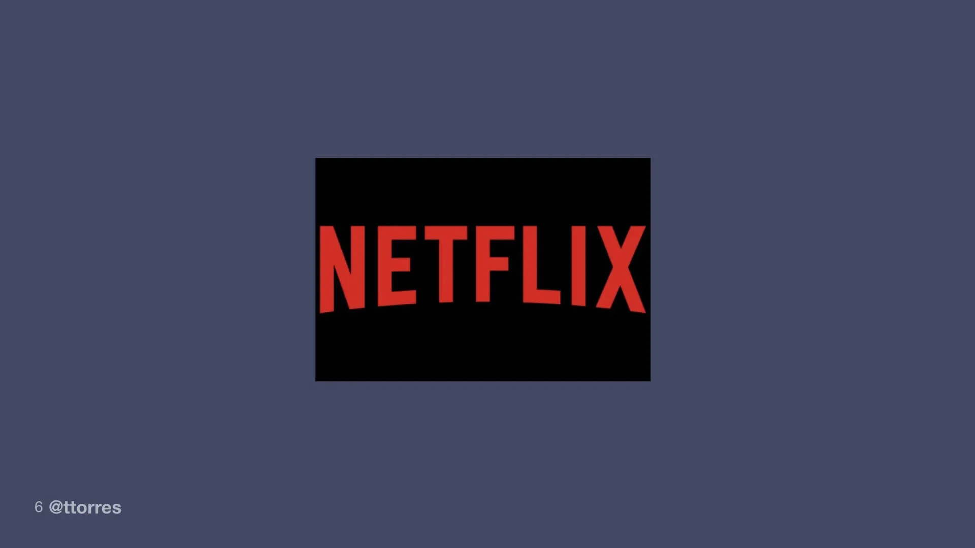 The Netflix logo.