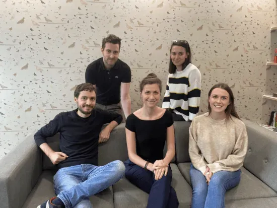 The members of the Simply Business product team
