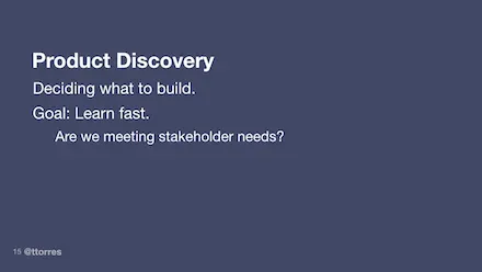 Are we meeting stakeholder needs?