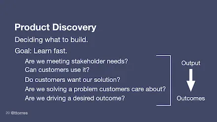 Throughout this progression, we see a shift from a focus on output to a focus on outcomes.