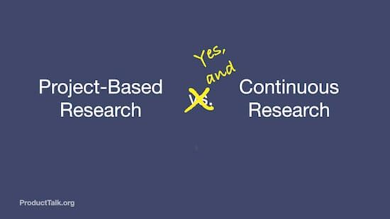 Core Concept: The Role of User Research in a Continuous Discovery World
