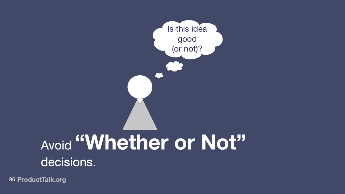 Whether or Not Decisions