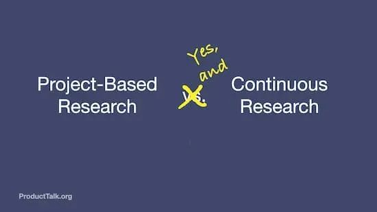 Core Concept: The Role of User Research in a Continuous Discovery World