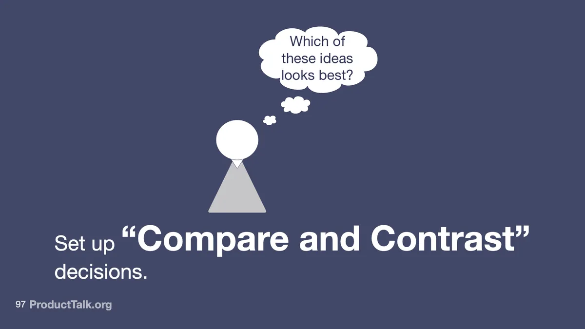 Compare and Contrast Decisions