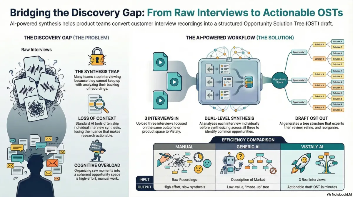 From Customer Interviews to an Opportunity Solution Tree—In Minutes