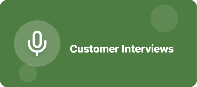 Customer Interviews