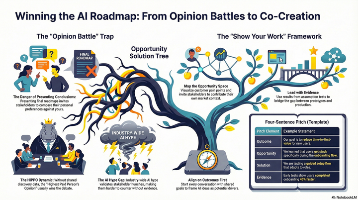 Winning the AI Roadmap: From Opinion Battles to Co-Creation by Using the Show Your Work Framew