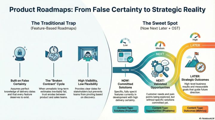 Product Roadmaps: From False Certainty to Strategic Reality
