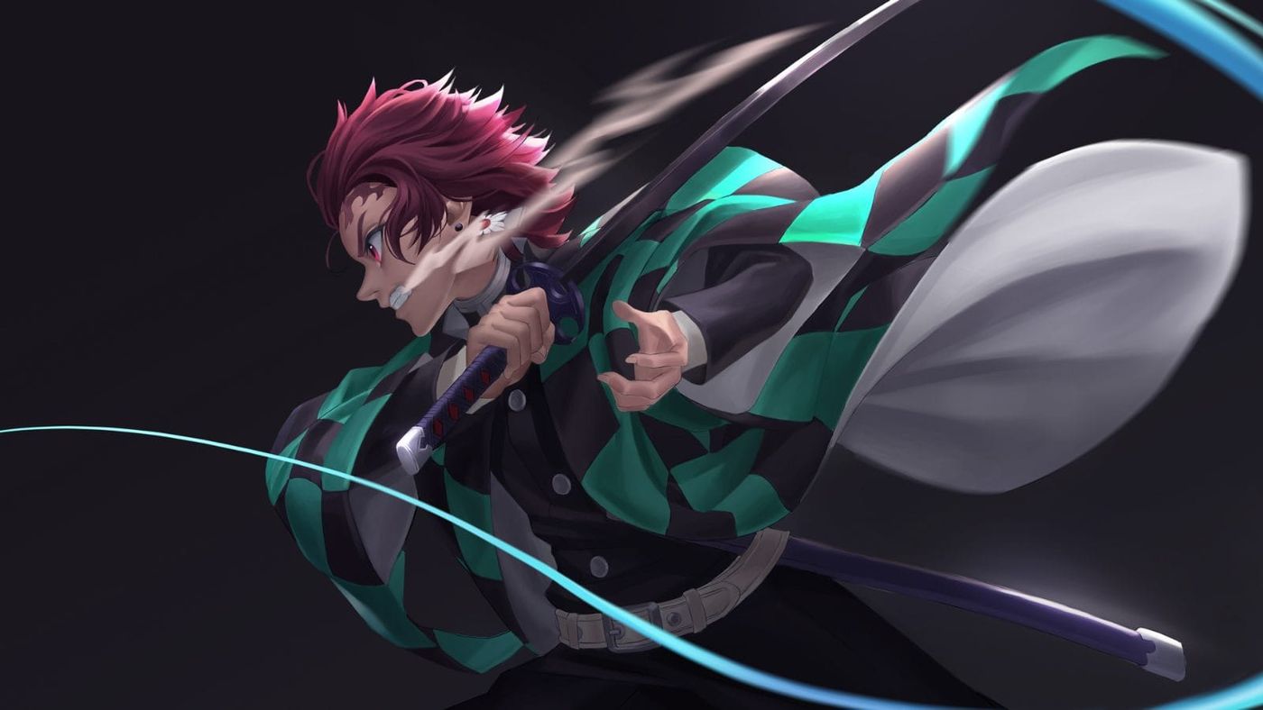 Tanjiro z mieczem, Demon Slayer