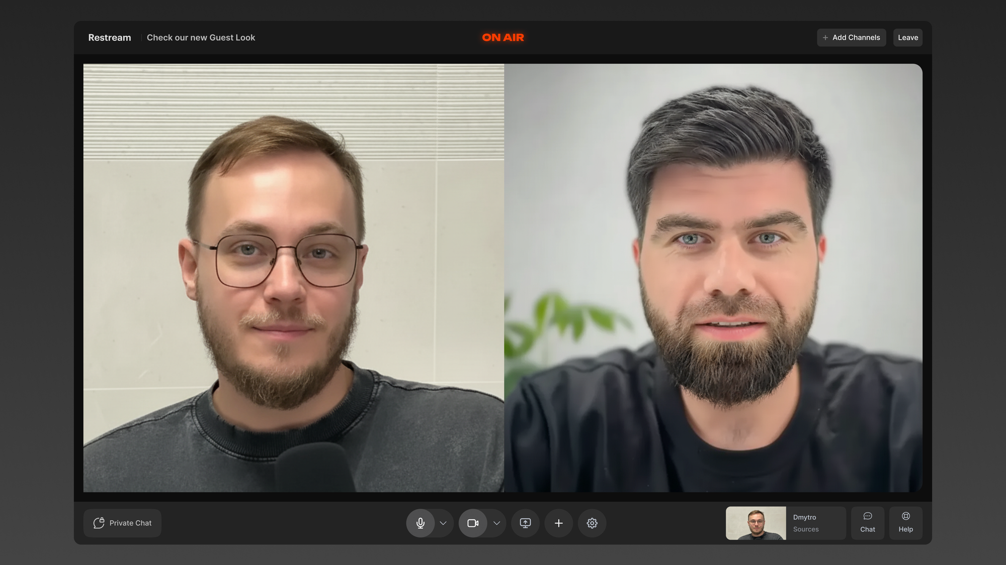 Guest view in Studio