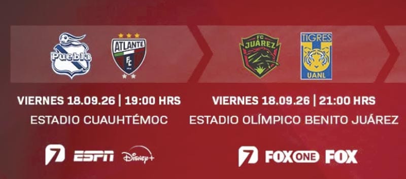 ¡PUEBLA Y ATLANTE ABREN LA NOVENA JORNADA!