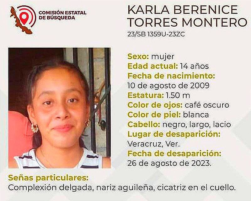 ¡DESAPARACE KARLA BERENICE EN EL PUERTO DE VERACRUZ!