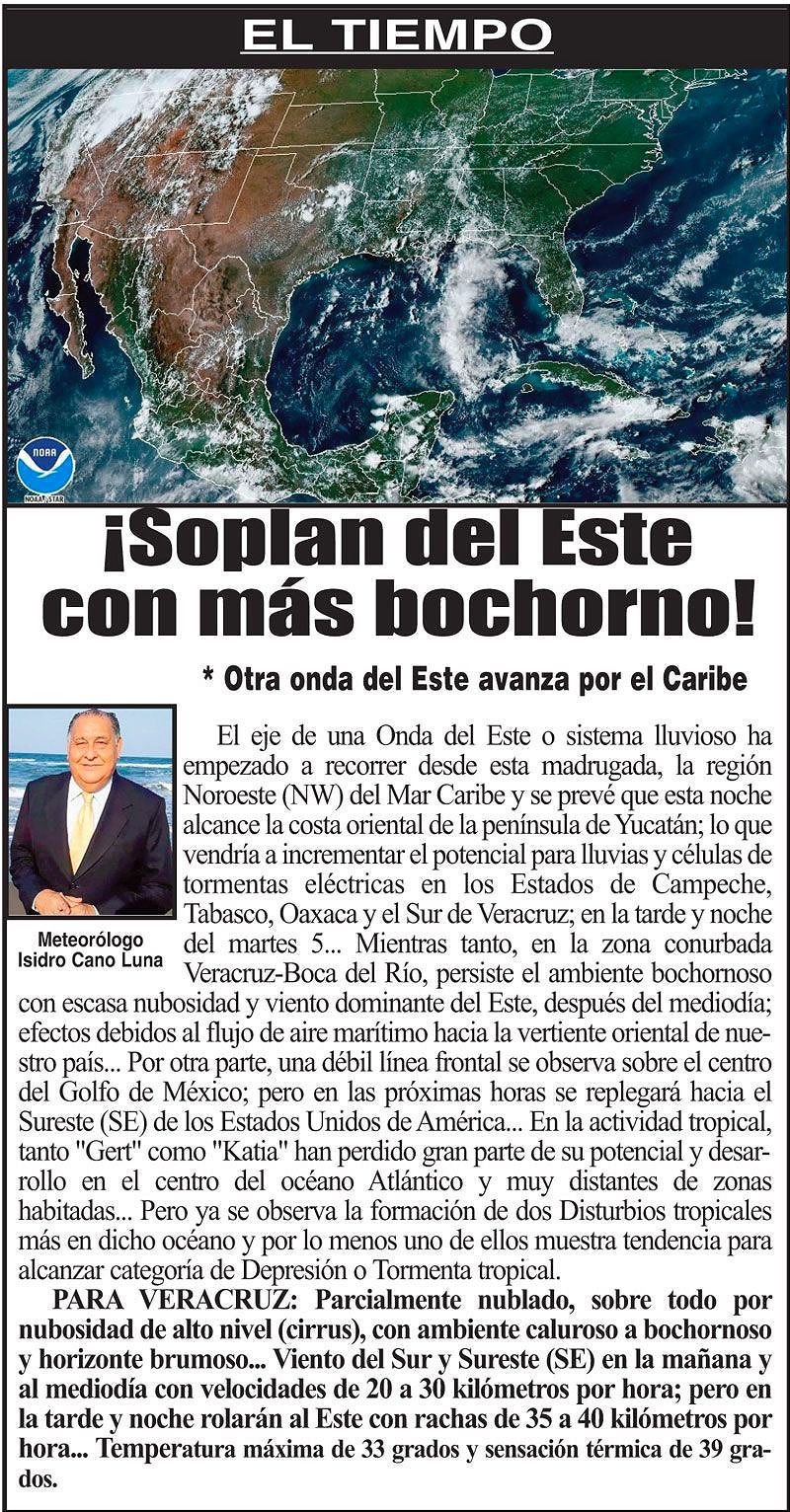 ¡SOPLAN DEL ESTE CON MÁS BOCHORNO!