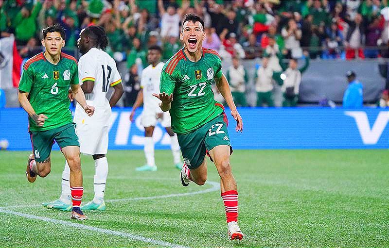¡EL TRICOLOR DOMINA A GHANA! -Goles del "Chucky" Lozano y Uriel Antuna