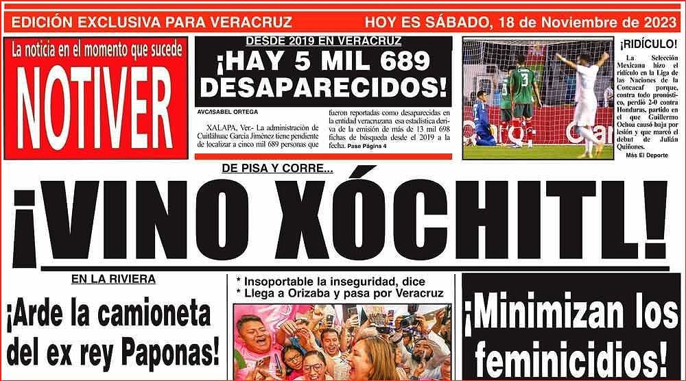 LA PORTADA - SÁBADO, 18 DE NOVIEMBRE 2023
