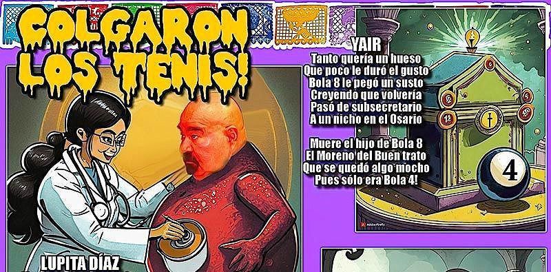 NOTI-MEME -COLGARON LOS TENIS