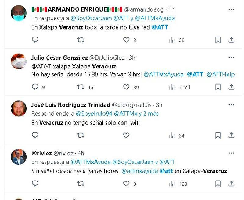 ¡SE CAE RED DE AT&T! -*Quejas de Usuarios de Xalapa y Veracruz