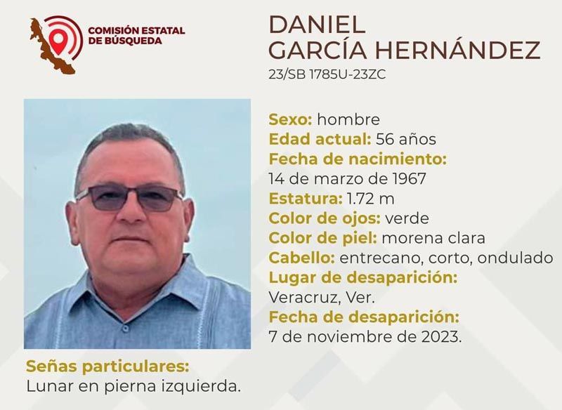 ¡DESAPARECE DANIEL EN EL PUERTO DE VERACRUZ!