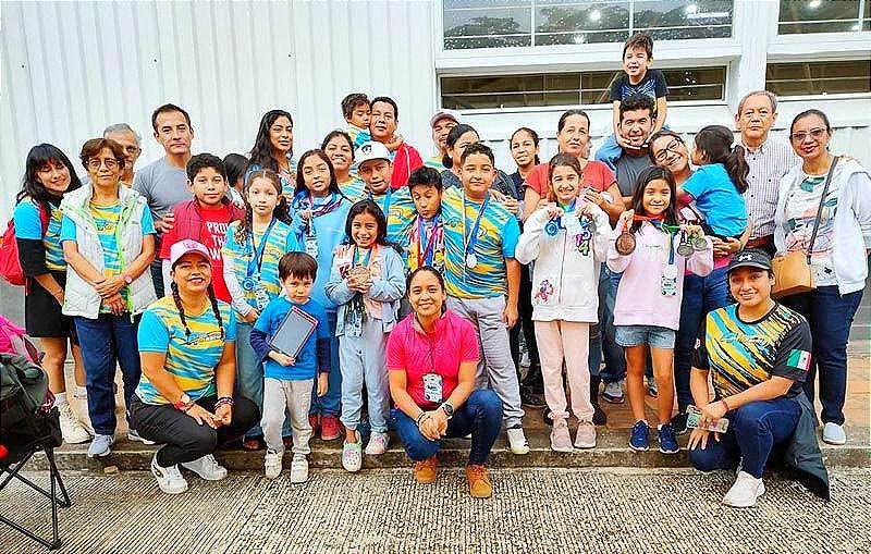 El Primer Lugar fue Para el Anfitrión Anáhuac Veracruz Campus Xalapa Dentro de la Fecha del Circuito Jarocho de Natación...
