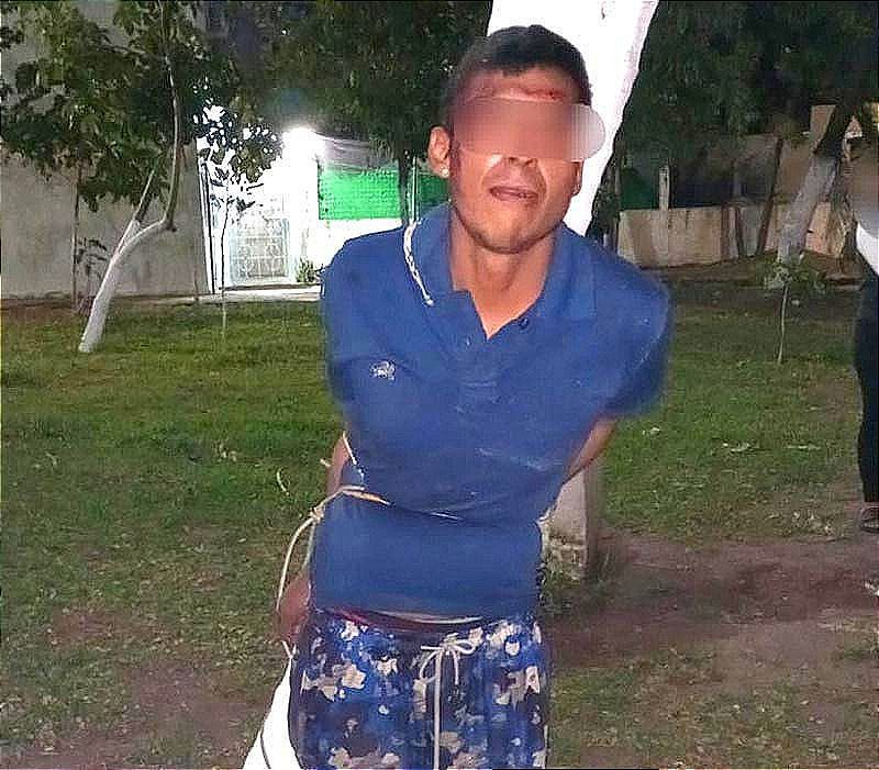 LO SALIERON PERSIGUIENDO CON PALOS, MACHETES Y DEMÁS... ¡DEJAN A OTRO GOLPEADO Y AMARRADO A UN ÁRBOL! -Ahora en los Volcanes