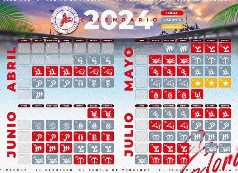 ¡EL ÁGUILA INICIARÁ EL  2024 EN OAXACA! -Temporada Constará de 93 Juegos