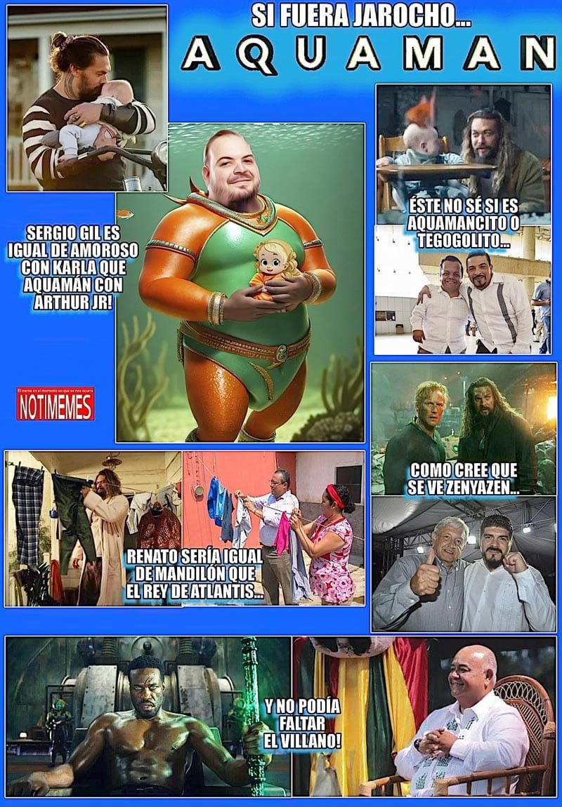 NOTI-MEME - AQUAMAN, SI FUERA JAROCHO...